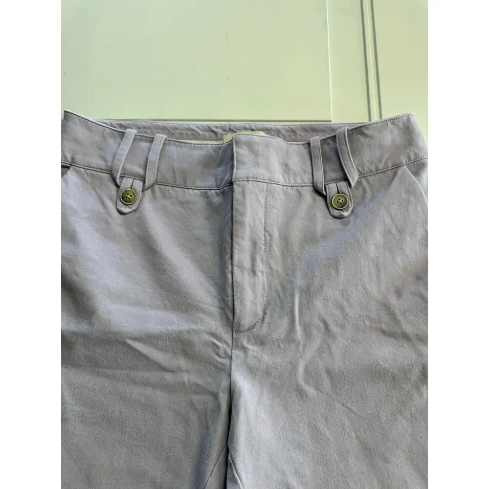 By Anthropologie The Essential Slim Purple Lavender Trousers Womens Size 4 - Picture 3 of 8